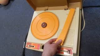 VINTAGE 1978 FISHER PRICE PORTABLE RECORD PLAYER #825 EBAY PRODUCT TEST