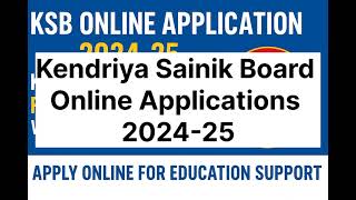 KSB Online Application 2024-25 | KSB Financial Assistance for Children – Website Now Functioning