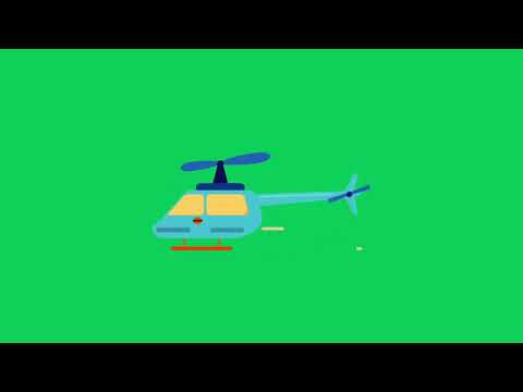helicopter green screen