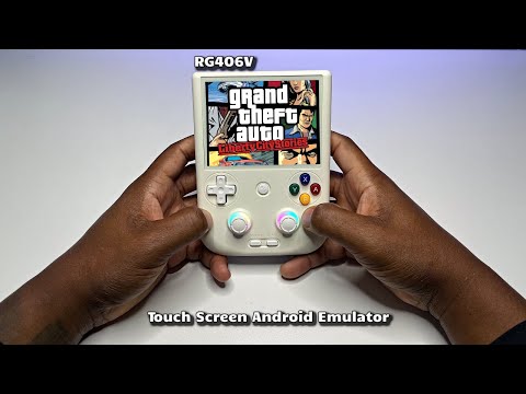 Anbernic RG406V Retro Handheld Game Console Unboxing, Touch Screen + Gameplay!
