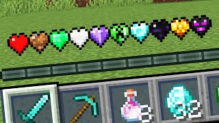 Minecraft but there are Custom Hearts