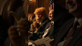 Monkey business at the white house: Trump & Putin Go bananas #trump #putin #bananas #funny