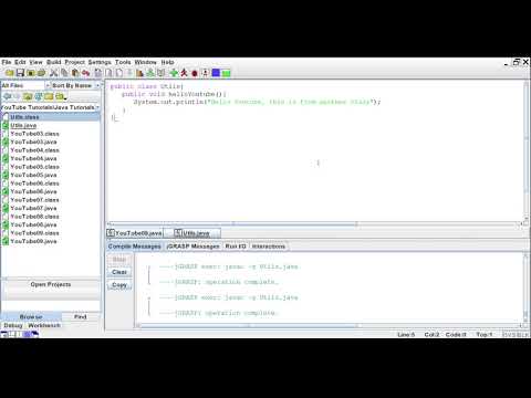 Java 009 - Multiple Classes