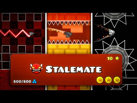 Прохожу САМЫЙ ЛЁГКИЙ Insane Demon Stalemate в Geometry Dash