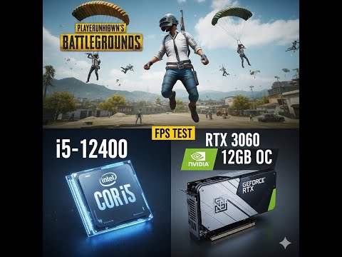 PUBG PC on i5-12400 with rtx 3060 12gb OC - 2025