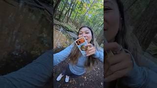 Camped 🏕️ by a creek  w/ the iPhone 17 Pro Max