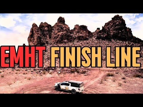 A Year in the making! East Mojave Finish Line.