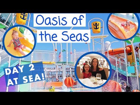 ROYAL CARIBBEAN - OASIS OF THE SEAS!  Cruise Vlog: Day 2 - At Sea | February 2020 | Family with Kids