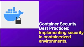Container Security Best Practices