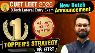 CUET LEET 2026 | नई उड़ान की नई शुरुआत | New Batch Announcement | CUET Leet Exam #cuetleet #cuet