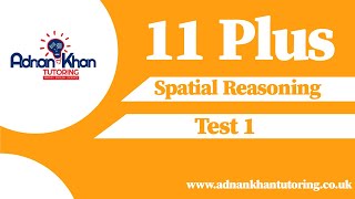 11 Plus Mocks - Spatial Reasoning Test 1