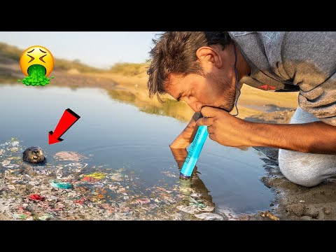 Drinking Dirty River Water With LifeStraw — Instant Regret