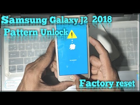 Samsung Galaxy J2 2018 Pattern Unlock ( Factory Reset) 2019 Video