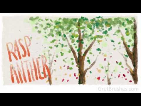 Painting with Photoshop oil paintbrush "Rasp Anther"