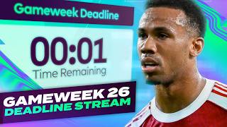 TRIPLE CAPTAIN 🆚 CAPTAIN 🤔 FPL DEADLINE STREAM GAMEWEEK 26 🔥 | Fantasy Premier League Tips 2025/26