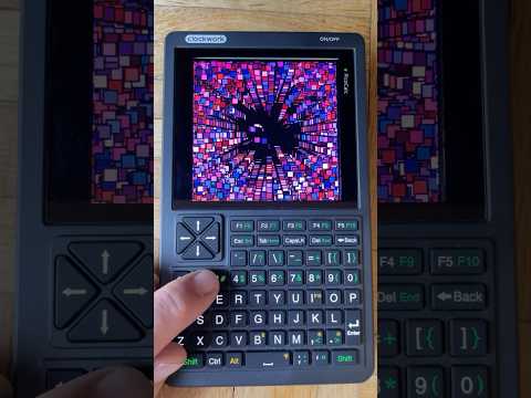 Clockwork PicoCalc Hyperspace Demo #mmbasic #picocalc #raspberrypi #clockwork