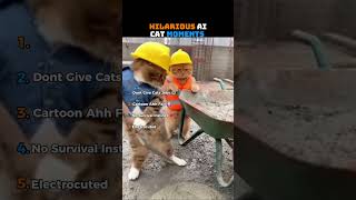 MOST HILARIOUS AI CAT MOMENTS 🤣😹                        #funny  #cat  #funnycatmemes  #catmemes #ai