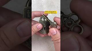 You don’t need the key to unlock the Trick Lock 7. #puzzles