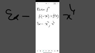 definition of even function and odd function