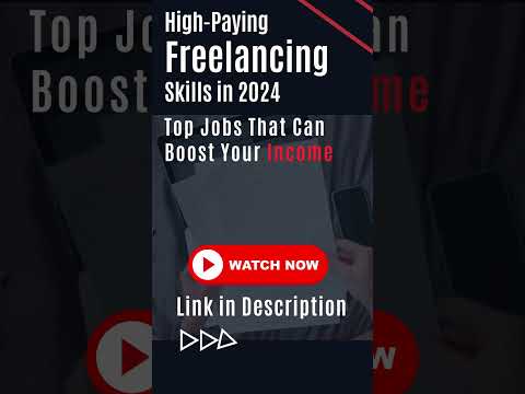 Top High-Paying Freelance Skills for 2024: Boost Your Income Today | #freelancing | #freelancejobs