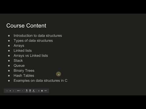 Introduction to Data Structures in C (Arabic)