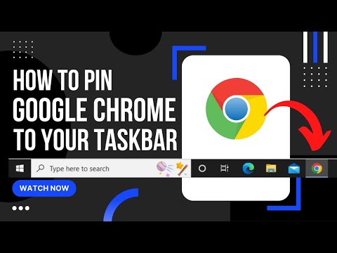 How to Pin Google Chrome (or Any Other Desktop Icon) to the Taskbar on Your PC - Windows 10 Computer