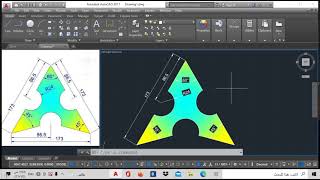 AutoCAD 2D practice Drawing  Exercise 9