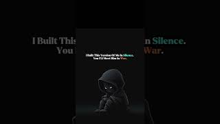 The quiet ones are always the deadliest 🖤⚔️#TrainInSilence #StrikeInWar #BuiltDifferently #ytshorts