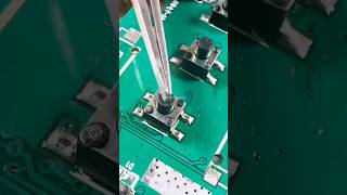PCB Switch Button Soldering tricks...#shorts #youtube #trending