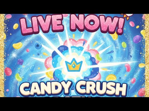 🍭LIVE NOW! Candy Crush Marathon - Let's Crush Some Levels Together! 🍬