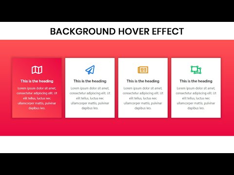 Background hover animation effect in elementor