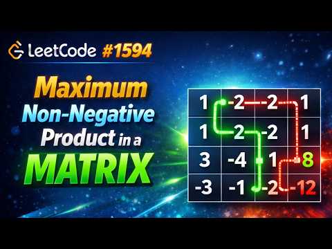Mar 23, 2026 - Leetcode Problem #1594. Maximum Non Negative Product in a Matrix