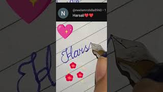 How to write the alphabet AtoZ in cursive writing.Handwriting practice #cursivehandwriting our name
