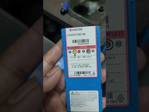 kyocera turning grades new launch piece #kyocera#korea#japan#india #turninggrade#cnc