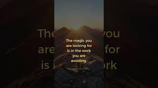 Do The Hard Work First