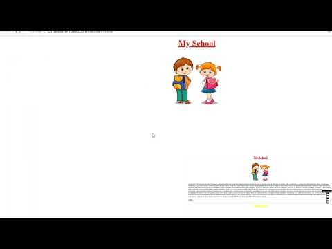 HTML simple webpage