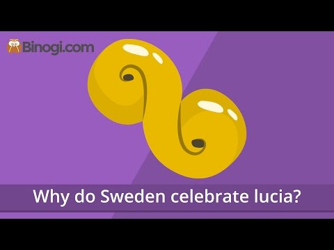 Why does Sweden celebrate Lucia? (Religion)
