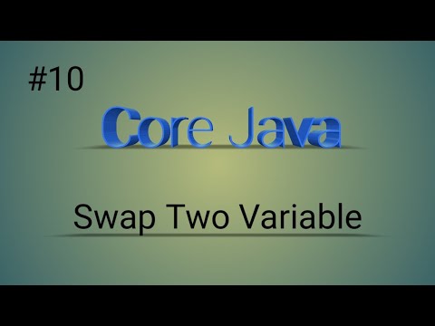 Swap two variables || by using java || #java #code #programming