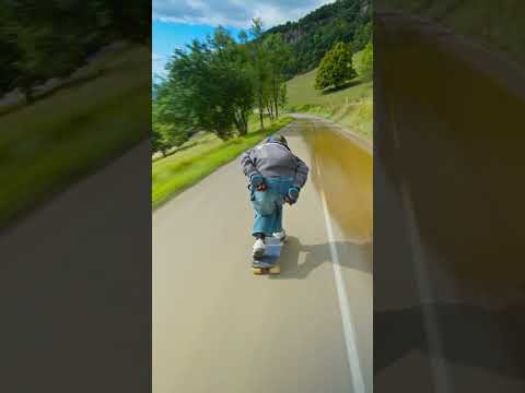 90kph through the river #drift #skating #skateboarding #longboard #shorts