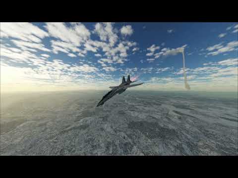 F-14 Tomcat Canyon Run X-plane 12