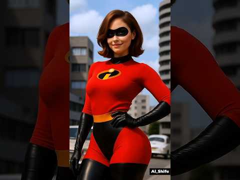 The Incredibles Characters Brought to Real Life by AI 🦸‍♂️🦸‍♀️ #incredibles #cartoon #aiart