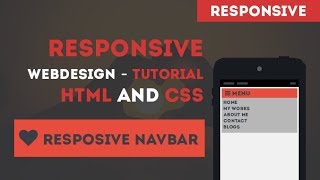 Responsive Web Design - Responsive Navigation - html and css