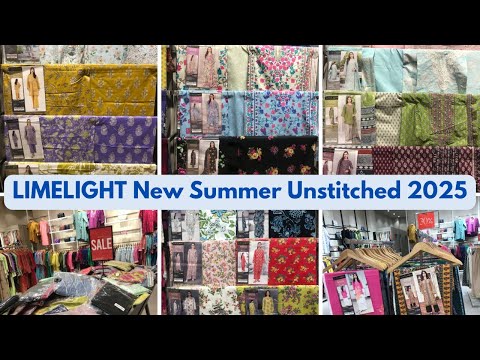 Limelight Women's Unstitched Latest Summer Collection | February 2025