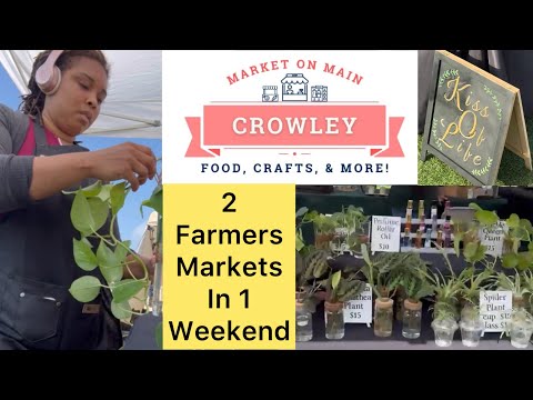 Double Farmers Market Plant Shop Weekend