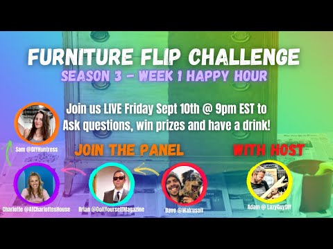 Furniture Flip Challenge Season 3 | Week 1 Happy Hour
