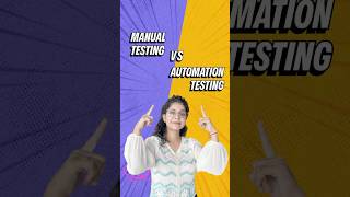 Manual Testing Vs Automation Testing
