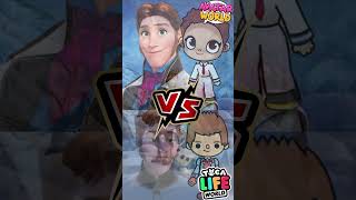 Avatar World vs Toca Boca | Frozen Characters #shorts