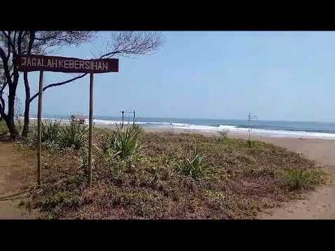penampakan pantai kembar,kebumen