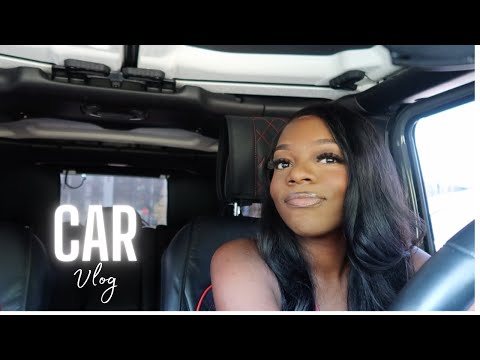 CAR VLOG IN MY JEEP WRANGLER | ADJUSTING TO FLORIDA + MUST HAVES FOR MY JEEP