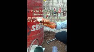 Anti termite control work for new structure #civilengineering #construction #sitecivil#civilengineer